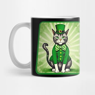 Saint patricks day cat Mug